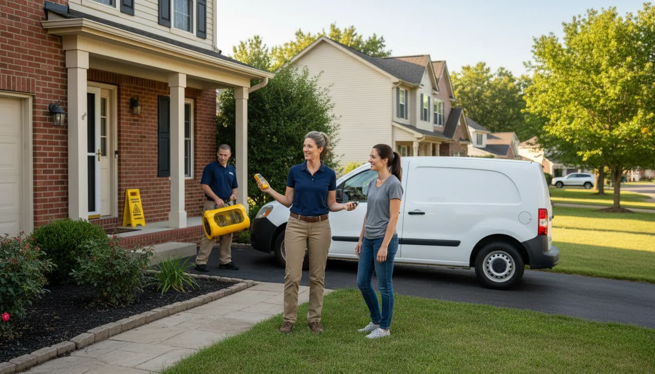 Water restoration image for Flood Water Cleanup, Removal And Restoration Services in Goldsmith, TX